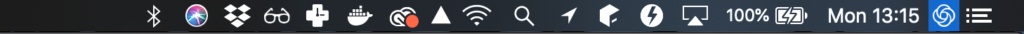 an ugly menu bar 